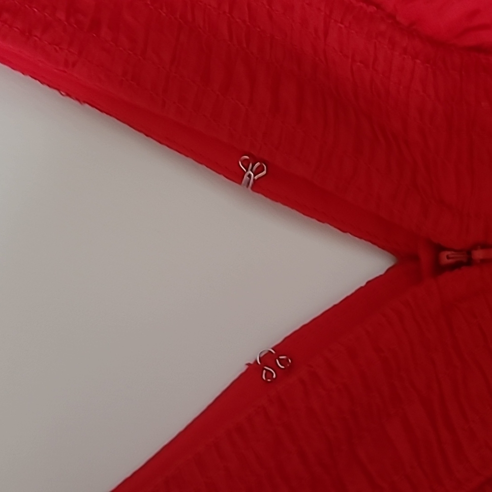 H&M Ruffle Dress Red XS - Picture 8 of 10